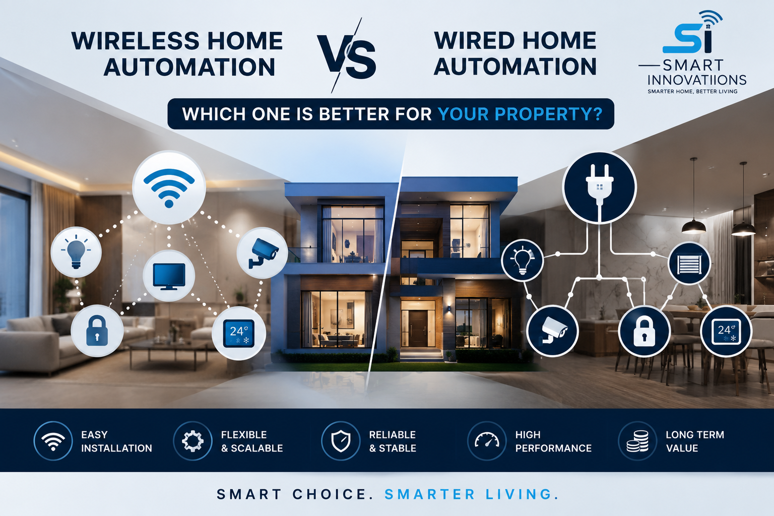 wired and wireless automation